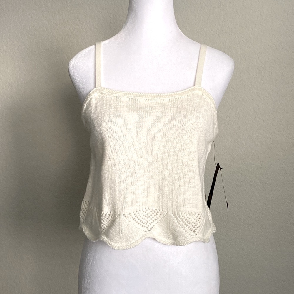 NWT FRYE Crochet Hem Tank - NEW